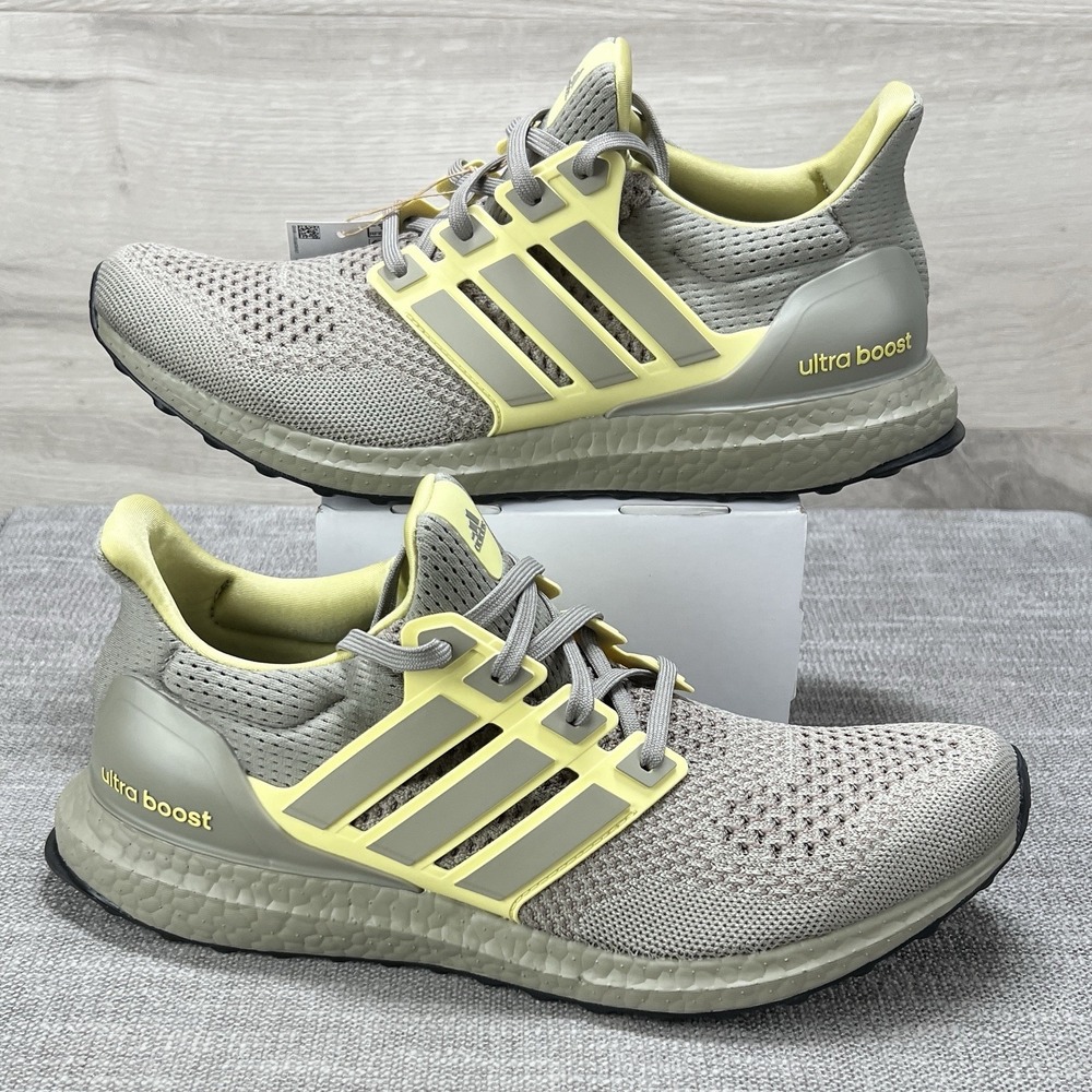 Adidas Ultraboost 1.0 Putty Beige Powder Yellow JR3370 Mens Size 14 - Picture 7 of 9
